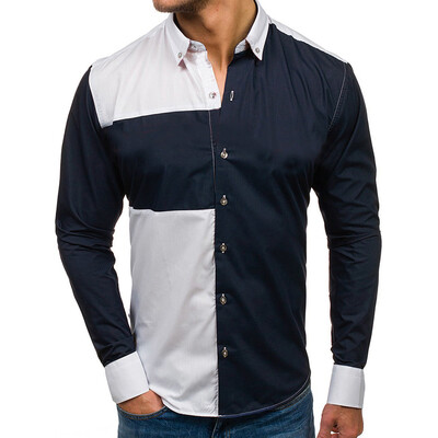 Toponeto Fashion Mens Long Sleeve Patchwork Button Large Size Casual Top Blouse Shirts
Toponeto Fashion Mens Long Sleeve Patchwork Button Large Size Casual Top Blouse Shirts