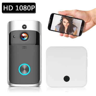 WiFi Smart Wireless Security DoorBell Smart HD 1080P Visual Intercom Recording Video Door Phone Remote Home Monitoring Night Visio
WiFi Smart Wireless Security DoorBell Smart HD 1080P Visual Intercom Recording Video Door Phone Remote Home Monitoring Night Visio