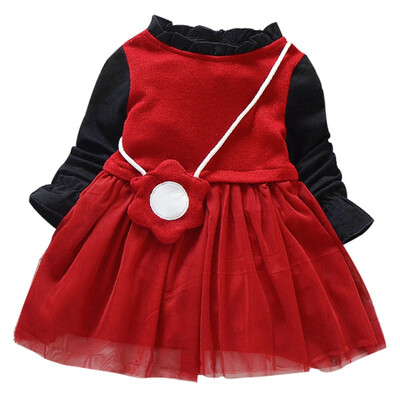 Spring Autumn New Baby Girl Sweet Solid Color Long Sleeve Tutu Dresses Cotton Mesh Comfortable Macrame Collar With Bag Dresses
Spring Autumn New Baby Girl Sweet Solid Color Long Sleeve Tutu Dresses Cotton Mesh Comfortable Macrame Collar With Bag Dresses