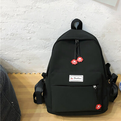 Tailored Fashion Women Nylon Solid Color Capacity Student Backpack Travel Couple Bag
Tailored Fashion Women Nylon Solid Color Capacity Student Backpack Travel Couple Bag