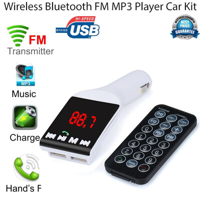 〖Follure〗Hot Dual USB Car Kit Charger Wireless Bluetooth Stereo MP3 Player FM Transmitter
〖Follure〗Hot Dual USB Car Kit Charger Wireless Bluetooth Stereo MP3 Player FM Transmitter