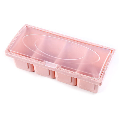 Kitchen Essential Eco-Friendly 4-Grid Plastic Seasoning Box Sugar Pepper Salt Cans Herb Spice Containers Kitchen Tools Hot Sale
Kitchen Essential Eco-Friendly 4-Grid Plastic Seasoning Box Sugar Pepper Salt Cans Herb Spice Containers Kitchen Tools Hot Sale