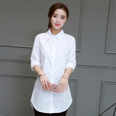 New 2019 Summer Full Sleeve Loose Women Blouses Shirt White Shirt Korean Plus size Shirt Cotton Tops Female Blusas
New 2019 Summer Full Sleeve Loose Women Blouses Shirt White Shirt Korean Plus size Shirt Cotton Tops Female Blusas