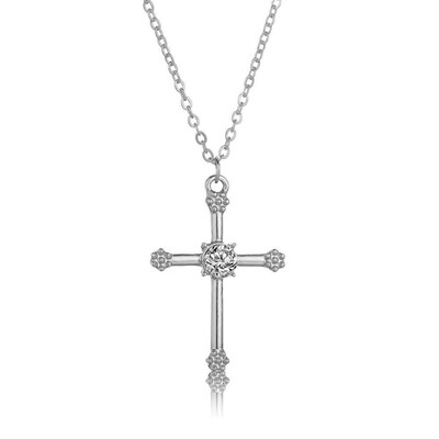 New Gold Copper CZ Zircon Christian Crosses Pendant Necklace For Women Beautiful Fashion Chains Crucifix Dangle Choker Necklaces
New Gold Copper CZ Zircon Christian Crosses Pendant Necklace For Women Beautiful Fashion Chains Crucifix Dangle Choker Necklaces