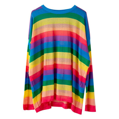 2019 New Autumn Striped Women T-shirts Fashion Casual O-Neck Long Sleeve Loose Female Top Tee
2019 New Autumn Striped Women T-shirts Fashion Casual O-Neck Long Sleeve Loose Female Top Tee