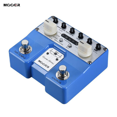 MOOER Reverie Chorus Guitar Effect Pedal 5 Chorus Modes 8 Enhancing Effects Tap Tempo Function with Dual Footswitches
MOOER Reverie Chorus Guitar Effect Pedal 5 Chorus Modes 8 Enhancing Effects Tap Tempo Function with Dual Footswitches