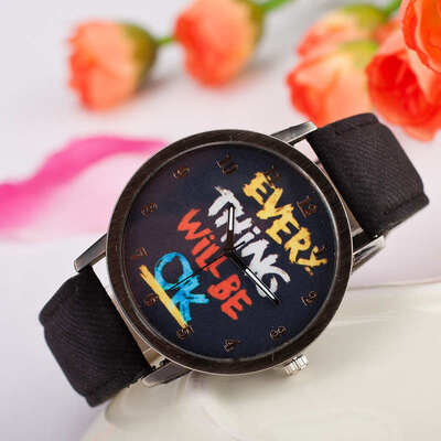 British retro Harajuku graffiti watch Korea BEOK denim comic street personality canvas strap watch
British retro Harajuku graffiti watch Korea BEOK denim comic street personality canvas strap watch