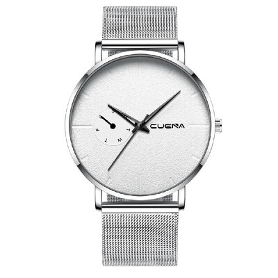 CUENA Men Women Fashion Simple Sport Stainless Steel Mesh Band Watch Couples Casual Business Quartz Watch
CUENA Men Women Fashion Simple Sport Stainless Steel Mesh Band Watch Couples Casual Business Quartz Watch