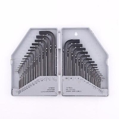 30-piece industrial grade metric flat head hex wrench set -type wrench 30PC metric inch wrench
30-piece industrial grade metric flat head hex wrench set -type wrench 30PC metric inch wrench