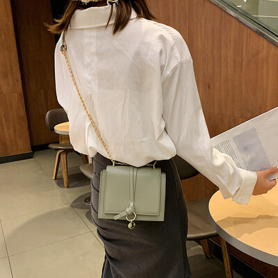 Tailored Womens 2019 new fashion leather chain bag Messenger bag 
Tailored Womens 2019 new fashion leather chain bag Messenger bag