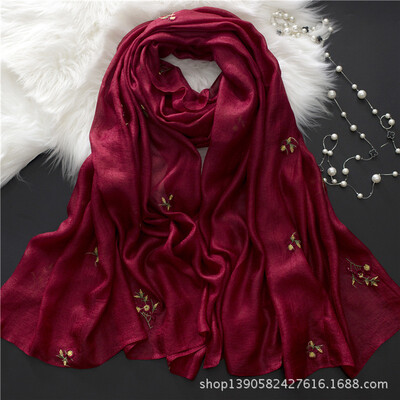 New Dutch linen long sunscreen beach towel shawl cotton&linen solid color scarf pearl light embroidered silk scarf female
New Dutch linen long sunscreen beach towel shawl cotton&linen solid color scarf pearl light embroidered silk scarf female