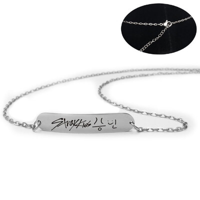 Kpop Straykids Stray Kids Pendant Necklace Fashion Jewelry Silver Titanium Chain Necklaces & Pendants Highlight Your Collarbone
Kpop Straykids Stray Kids Pendant Necklace Fashion Jewelry Silver Titanium Chain Necklaces & Pendants Highlight Your Collarbone