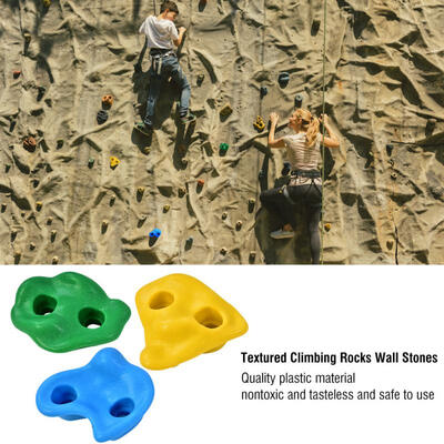 Greensen 10Pcs Multi-colour Textured Climbing Rocks Wall Stones Kids Assorted Kit Bolt
Greensen 10Pcs Multi-colour Textured Climbing Rocks Wall Stones Kids Assorted Kit Bolt