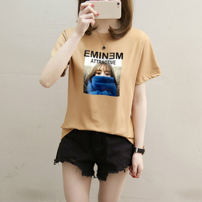 T shirt Women Summer Girls Harajuku Printed Short Sleeve O Neck Tops Polyester Casual Loose Women Tshirt
T shirt Women Summer Girls Harajuku Printed Short Sleeve O Neck Tops Polyester Casual Loose Women Tshirt