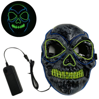 Halloween Mask Night Atmosphere Decorative Face Masks Men Women Wear LED Light-Emitting Mask
Halloween Mask Night Atmosphere Decorative Face Masks Men Women Wear LED Light-Emitting Mask