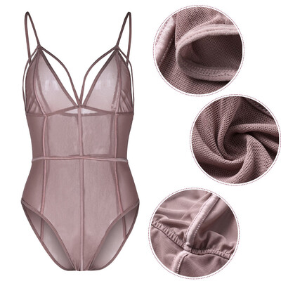 Gobestart Women Lingerie Perspective Lace Screen Yarn Splicing Sexy Bodysuit Underwear
Gobestart Women Lingerie Perspective Lace Screen Yarn Splicing Sexy Bodysuit Underwear