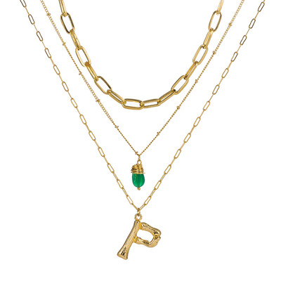 Tiny Green Stone Gold Color Initial Necklace Letter Necklace Statemant Necklaces Personalized Pendant For Women Girls Best Gift
Tiny Green Stone Gold Color Initial Necklace Letter Necklace Statemant Necklaces Personalized Pendant For Women Girls Best Gift