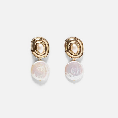 AOTEMAN Fashion round Pearl Flower stud Earrings For Women Wedding Party Girl Geometric Statement Earrings boho ZA Jewelry
AOTEMAN Fashion round Pearl Flower stud Earrings For Women Wedding Party Girl Geometric Statement Earrings boho ZA Jewelry