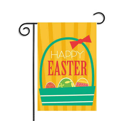 Easter Flag Decoration Outdoor Holiday Garden Flags Double-sided Printing Waterproof Sunscreen Garden Flag for Easter
Easter Flag Decoration Outdoor Holiday Garden Flags Double-sided Printing Waterproof Sunscreen Garden Flag for Easter