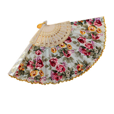Folding Hand Held Flower Fan Plastic Ribs Summer Women Girl Wedding Party Floral Dancing Fan
Folding Hand Held Flower Fan Plastic Ribs Summer Women Girl Wedding Party Floral Dancing Fan