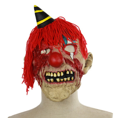 Creative Natural Latex Halloween Bar Party Supplies Waterproof Environment-friendly Scary Latex Plush Clown Mask
Creative Natural Latex Halloween Bar Party Supplies Waterproof Environment-friendly Scary Latex Plush Clown Mask