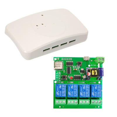 eWeLink Smart Remote Control Wireless Switch Universal Module 4ch DC 5V AC85-220V Wifi Switch with Shell Timer Phone APP Remote Co
eWeLink Smart Remote Control Wireless Switch Universal Module 4ch DC 5V AC85-220V Wifi Switch with Shell Timer Phone APP Remote Co