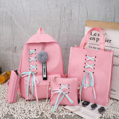 Ins wind bag high school student backpack female 2019 new Korean version of the four-piece fashion trend student backpack
Ins wind bag high school student backpack female 2019 new Korean version of the four-piece fashion trend student backpack