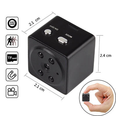 HD Mini Camera Cam 1080P Sensor Night Vision Camcorder Micro Video Camera DVR DV Motion Recorder Camcorder 36mm Focal Length
HD Mini Camera Cam 1080P Sensor Night Vision Camcorder Micro Video Camera DVR DV Motion Recorder Camcorder 36mm Focal Length