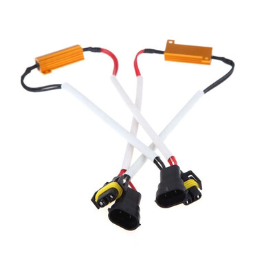 2pcs H8 H9 H11 LED Light Fog Xenon HID DRL Lamp Decoder Resistance Load Resistor Canbus Wire Harness Adapter 50w 6ohm 9-14V
2pcs H8 H9 H11 LED Light Fog Xenon HID DRL Lamp Decoder Resistance Load Resistor Canbus Wire Harness Adapter 50w 6ohm 9-14V