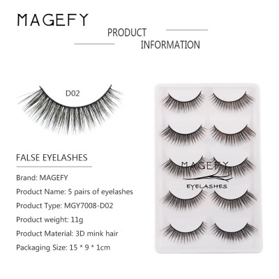 〖Follure〗5Piar3D Lashes Natural Thick False Fake Eyelashes Eye Lashes Makeup Extensions
〖Follure〗5Piar3D Lashes Natural Thick False Fake Eyelashes Eye Lashes Makeup Extensions