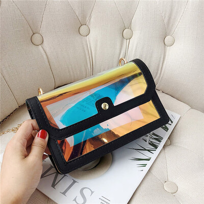 Tailored Womens Fashion Jelly Transparent Bag Shoulder Bag Coin Purse Small Square Bag
Tailored Womens Fashion Jelly Transparent Bag Shoulder Bag Coin Purse Small Square Bag