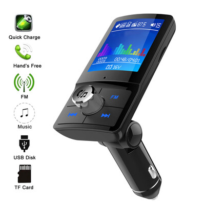 Car Handsfree Wireless Bluetooth 42 Kit FM Transmitter LCD Car MP3 Player Dual USB Charger FM Modulator Car Accessories
Car Handsfree Wireless Bluetooth 42 Kit FM Transmitter LCD Car MP3 Player Dual USB Charger FM Modulator Car Accessories