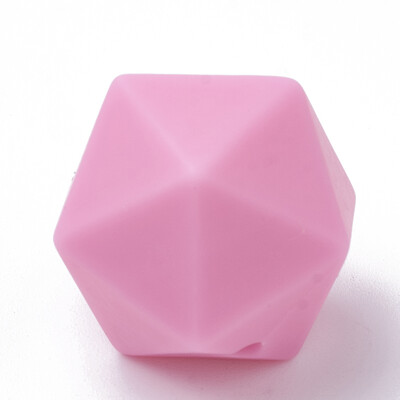 Food Grade Environmental Silicone Beads Chewing Beads For Teethers DIY Nursing Necklaces Making Icosahedron PearlPink 14x14x1
Food Grade Environmental Silicone Beads Chewing Beads For Teethers DIY Nursing Necklaces Making Icosahedron PearlPink 14x14x1