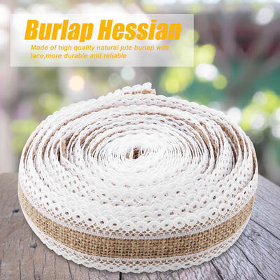 Greensen 10m Natural Jute Roll with Wave Lace 35cm Width Burlap Hessian for Christmas WeddingJute RollBurlap Hessian
Greensen 10m Natural Jute Roll with Wave Lace 35cm Width Burlap Hessian for Christmas WeddingJute RollBurlap Hessian