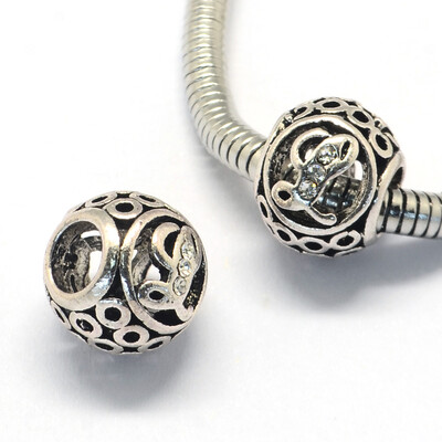 Alloy Rhinestone European Beads Letter Style Large Hole Rondelle Beads Antique Silver LetterL 11x95mm Hole 45mm
Alloy Rhinestone European Beads Letter Style Large Hole Rondelle Beads Antique Silver LetterL 11x95mm Hole 45mm