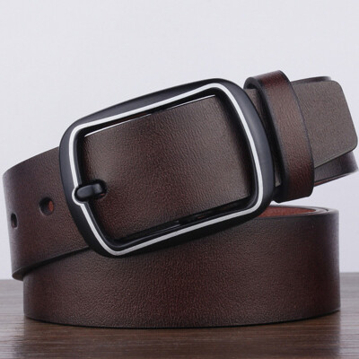 Hot Selling Retro Men belt High Quality Leather belt for Men Solid Color Simple Pin Buckle wild pants belts Luxury belt 115cm
Hot Selling Retro Men belt High Quality Leather belt for Men Solid Color Simple Pin Buckle wild pants belts Luxury belt 115cm