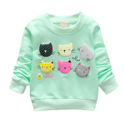 Sweatshirt for Girls Kids Spring Jacket Girls kids Cartoon Cat Long Sleeve Spring Autum Pull Sweatshirts for girls
Sweatshirt for Girls Kids Spring Jacket Girls kids Cartoon Cat Long Sleeve Spring Autum Pull Sweatshirts for girls