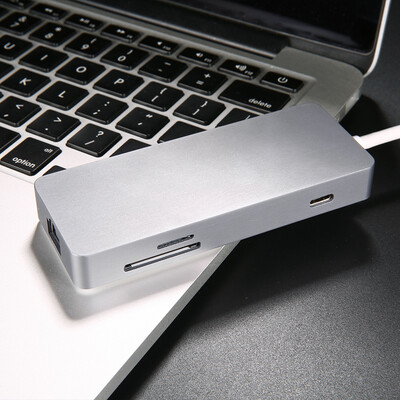 7-in-1 Multifunctional USB Type C Hub with Power Delivery 2K High Definition Output Port DataTF Card Reader PD Charging Port USB
7-in-1 Multifunctional USB Type C Hub with Power Delivery 2K High Definition Output Port DataTF Card Reader PD Charging Port USB