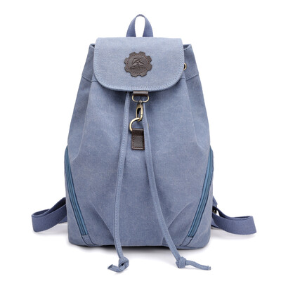 Canvas double shoulder bag Korean version fashion lady backpack portable large capacity travel bag cloth bag
Canvas double shoulder bag Korean version fashion lady backpack portable large capacity travel bag cloth bag