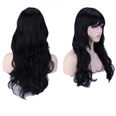 Anime Cosplay Synthetic Wig Long Curly Wavy Heat Resistant Fiber Full Wig with Bangs Layered Vogue for Women
Anime Cosplay Synthetic Wig Long Curly Wavy Heat Resistant Fiber Full Wig with Bangs Layered Vogue for Women