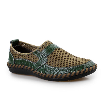Summer New Mesh Shoes Leather Plus Mesh Men\ Breathable Casual Shoes Trend Handmade Shoes
Summer New Mesh Shoes Leather Plus Mesh Men\ Breathable Casual Shoes Trend Handmade Shoes