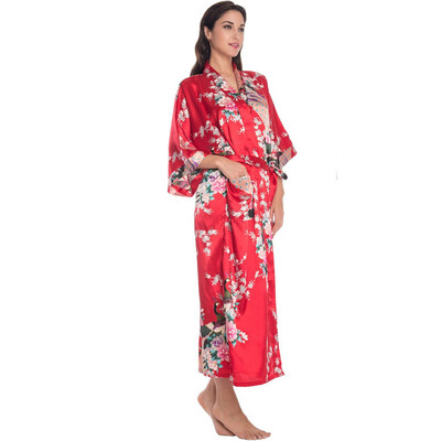 Toponeto New Women Plus Size Simulation Silk Print Gown Bath Robe Lingerie Sleepwear
Toponeto New Women Plus Size Simulation Silk Print Gown Bath Robe Lingerie Sleepwear