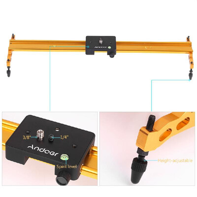 Andoer 60cm Video Track Slider Dolly Track Rail Stabilizer Aluminum Alloy for Canon Nikon Sony Cameras Camcorders Max Load Capacit
Andoer 60cm Video Track Slider Dolly Track Rail Stabilizer Aluminum Alloy for Canon Nikon Sony Cameras Camcorders Max Load Capacit