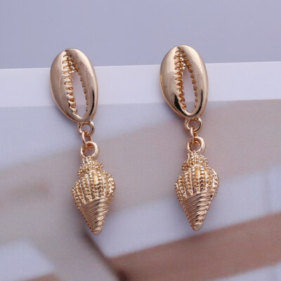 EK649 Big Shell Drop Earrings For Women Creative Starfish Conch Cowrie Hanging Brincos Statement Earrings Boho Beach Jewelry
EK649 Big Shell Drop Earrings For Women Creative Starfish Conch Cowrie Hanging Brincos Statement Earrings Boho Beach Jewelry