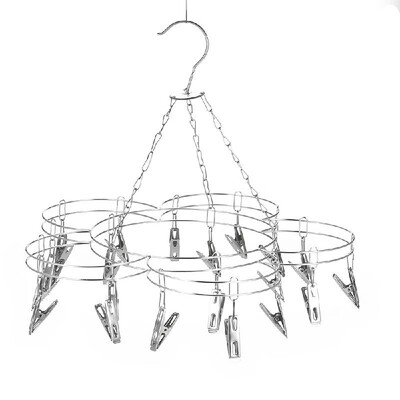 Clothes Hanger 20 Clips Stainless Steel Clothespins Clothes Drying Rack Clothes Hanger for Hanging Socks Baby Clothes Cloth Diaper
Clothes Hanger 20 Clips Stainless Steel Clothespins Clothes Drying Rack Clothes Hanger for Hanging Socks Baby Clothes Cloth Diaper