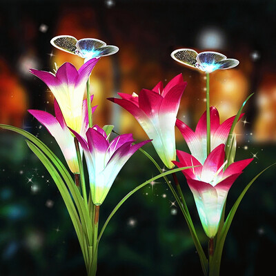 Solar Garden Waterproof Outdoor Change Led Lawn Lamp Butterfly Flowers Fairy Lights Patio Lighting
Solar Garden Waterproof Outdoor Change Led Lawn Lamp Butterfly Flowers Fairy Lights Patio Lighting