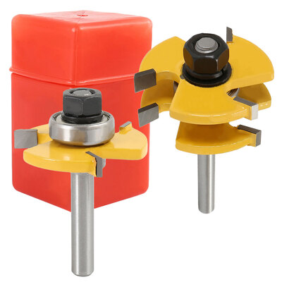 2PCS 14" Shank T-Shape Groove Milling Cutter Router Bit Woodworking Edge Cutter Tool
2PCS 14" Shank T-Shape Groove Milling Cutter Router Bit Woodworking Edge Cutter Tool