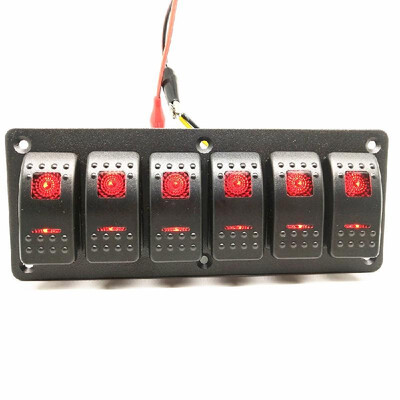 Universal Waterproof 246 Gang LED 12V24V Car Caravan Marine Boat Mental Rocker Switch Panel Blue Red
Universal Waterproof 246 Gang LED 12V24V Car Caravan Marine Boat Mental Rocker Switch Panel Blue Red