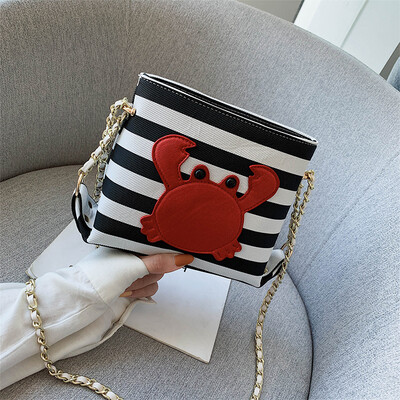Female bag 2019 new wild small crab chain bucket bag summer small fresh messenger bag ins net red packet
Female bag 2019 new wild small crab chain bucket bag summer small fresh messenger bag ins net red packet
