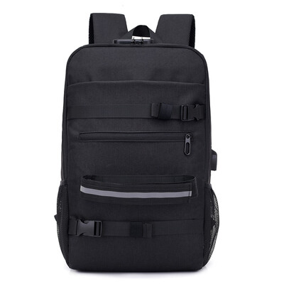 Anti-theft Skateboard Backpack Laptop Backpack College Backpack Travel School Bag with Lock&USB Port
Anti-theft Skateboard Backpack Laptop Backpack College Backpack Travel School Bag with Lock&USB Port